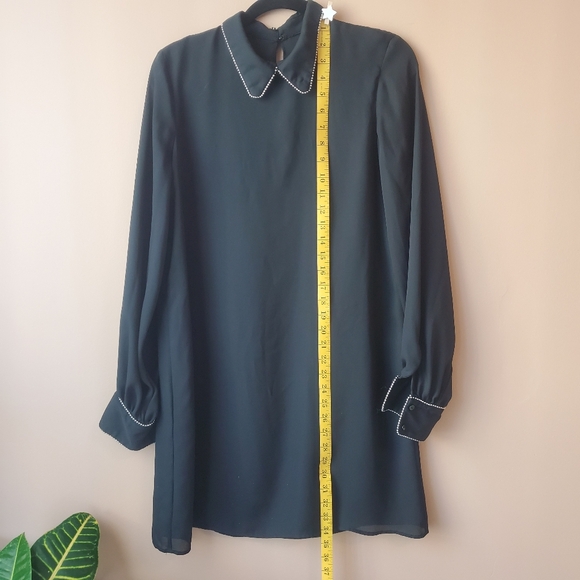 ANTHROPOLOGY Avec Les Filles Black Mini Dress - Picture 6 of 16